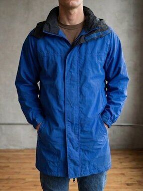 Woolrich Nylon Hooded Haversack Mid Weight Coat Jacket Men's M